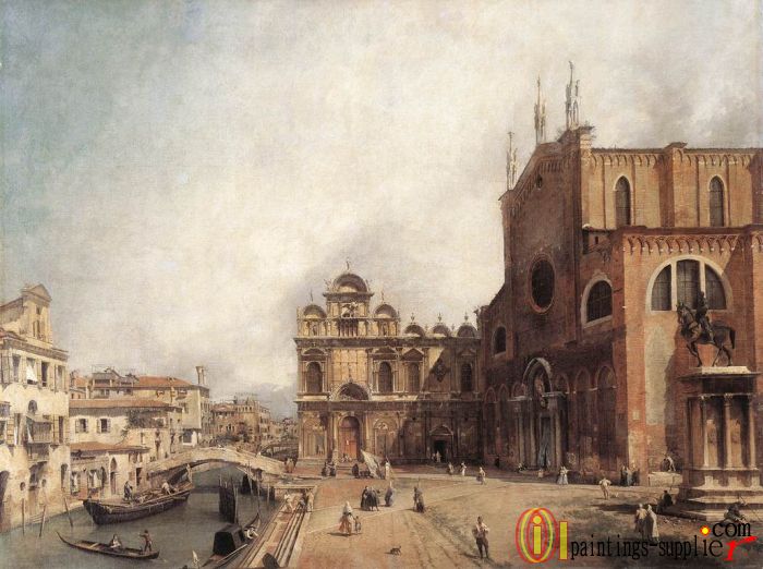 Santi Giovanni e Paolo and the Scuola di San Marco,1725