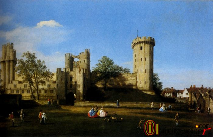 The Eastern Facade Of Warwick Castle,1751