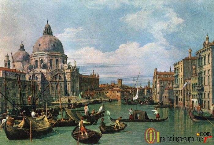 The Grand Canal at the Salute Church ,1738-42