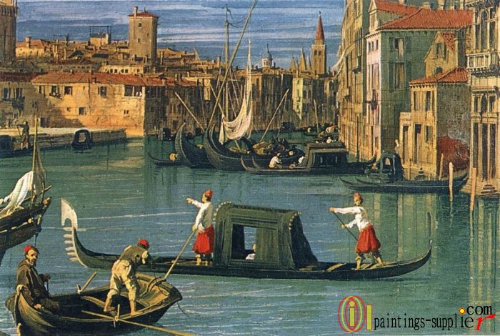 The Grand Canal at the Salute Church [detail] ,1738-42