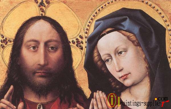 Blessing Christ and Praying Virgin,1424