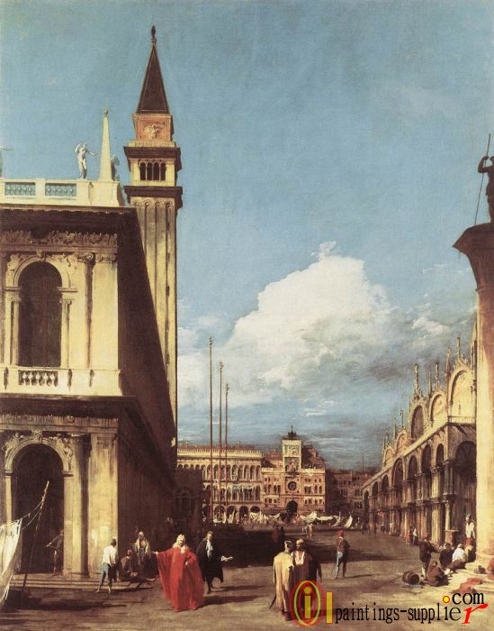 The Piazzetta, Looking toward the Clock Tower ,1726-1728