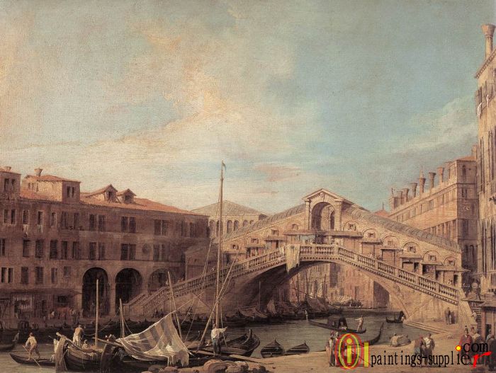 The Rialto Bridge from the South,1727