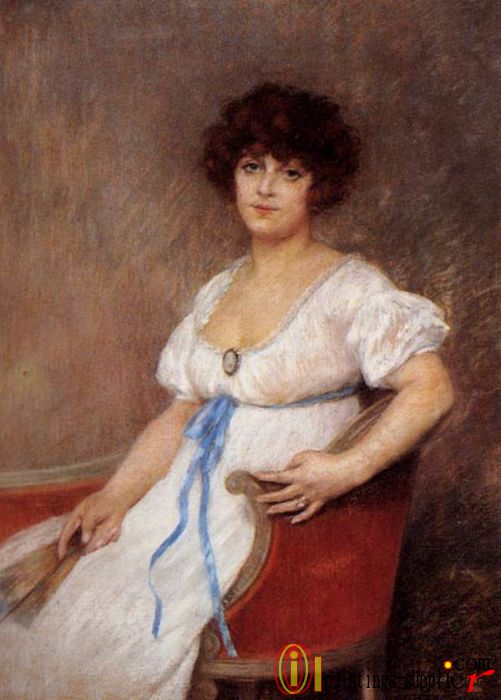Portrait Of A Seated Lady,1926
