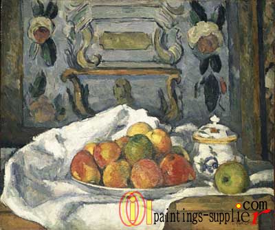 Dish of apples, 1875 - 77