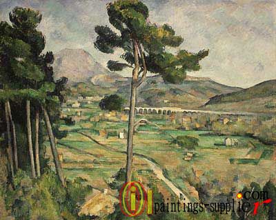 Mont Sainte-Victoire and the Viaduct of the Arc River Valley, 1882 - 85