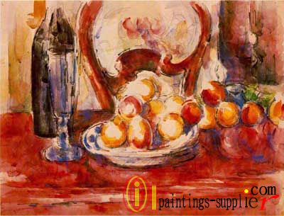 Still Life with Apples, Bottle and Chairback, 1902 - 06
