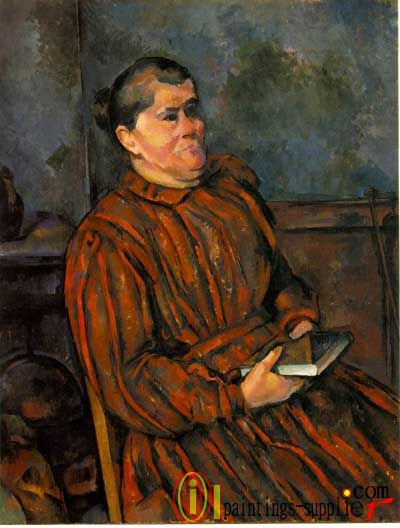 Woman in a Red-Striped Dress, 1892 - 96