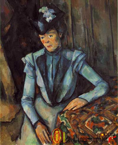 Woman in blue, 1900 - 02