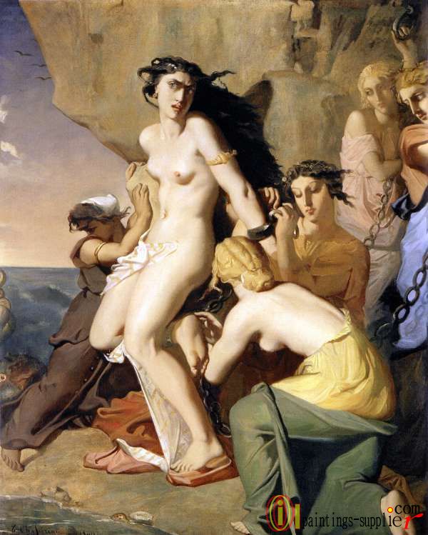 Andromeda Chained to the Rock by the Nereids,1840