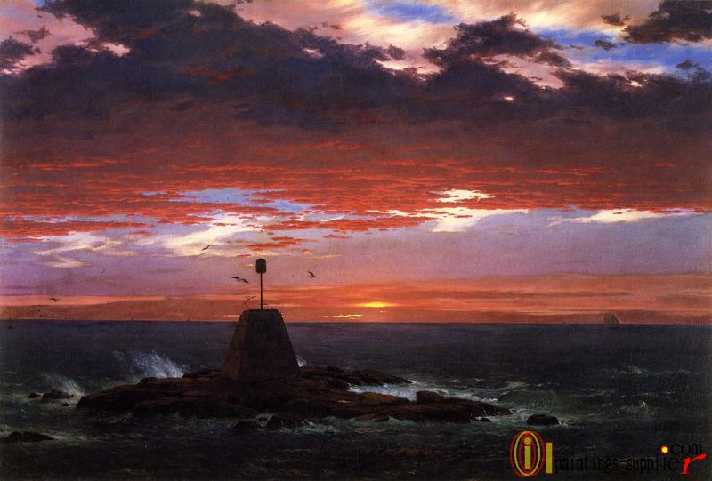 Beacon, off Mount Desert Island,1851