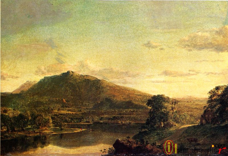 Figures in a New England Landscape,1852