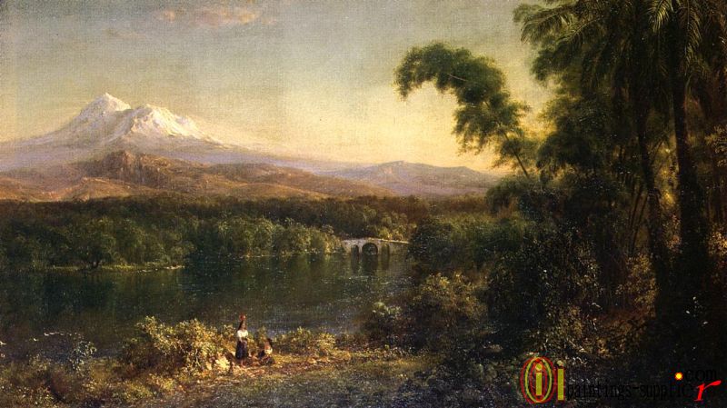 Figures in an Ecuadorian Landscape,1872