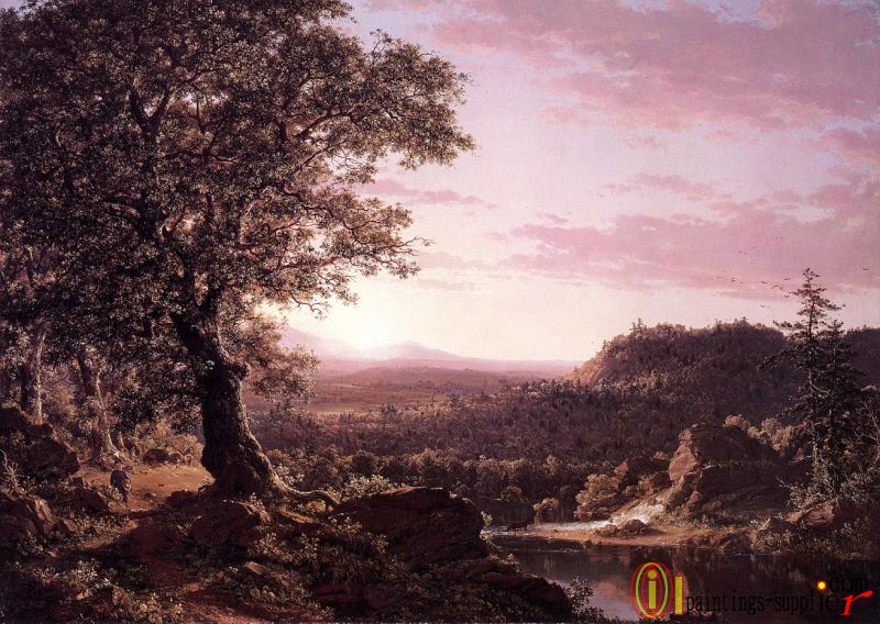 July Sunset, Berkshire County, Massachusetts,1847