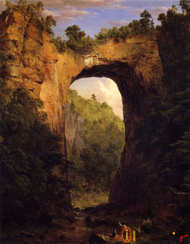 The Natural Bridge, Virginia,1852