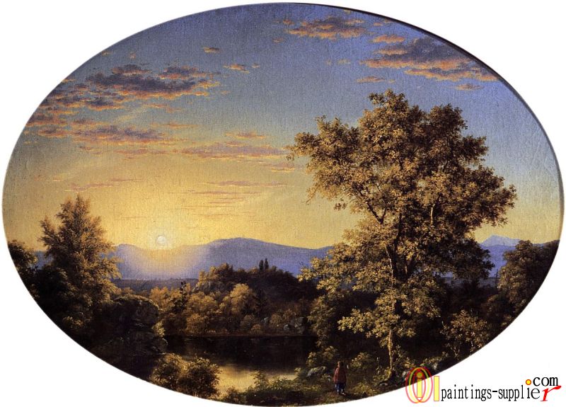 Twilight among the Mountains,1845
