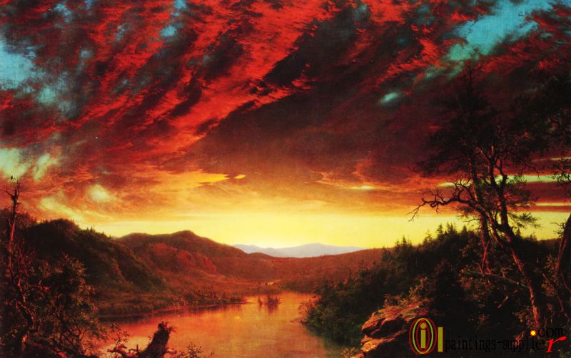 Twilight in the Wilderness,1860