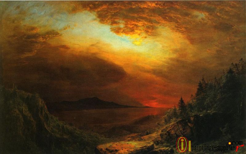 Twilight Mount Desert Island, Maine,1865