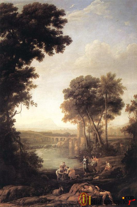 Landscape with the Finding of Moses