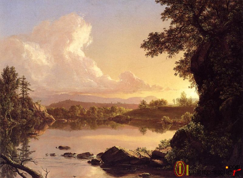 Scene on the Catskill Creek, New York ,1847.