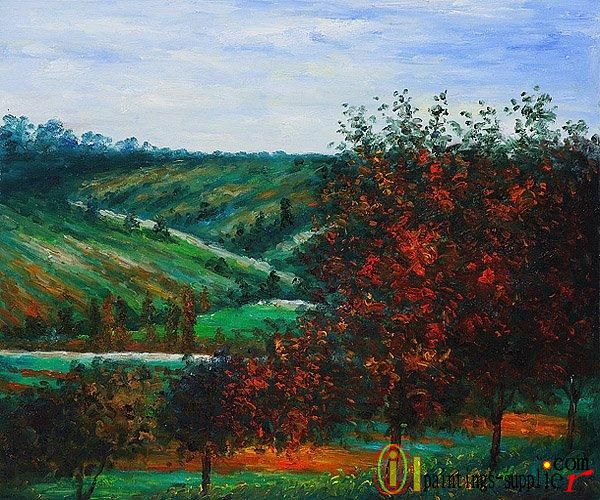 Apple Trees in Bloom at Vetheuil 1887