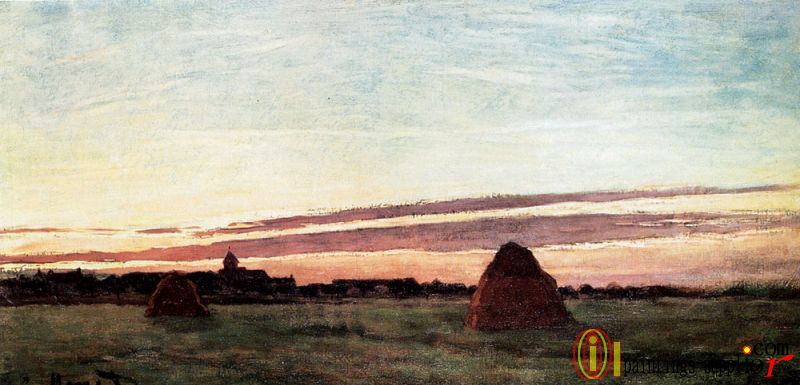 Haystacks At Chailly 1865