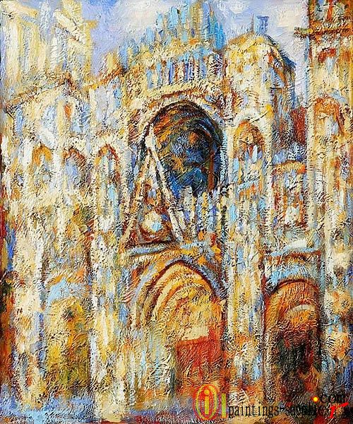 The Cathedral in Rouen, The Portal, Harmony in Blue