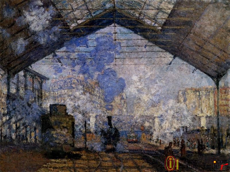 The Gare Saint Lazare 1877