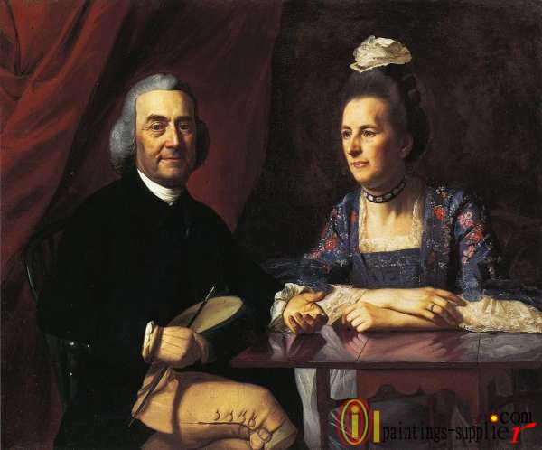Mr. and Mrs. Isaac Winslow (Jemina Debuke),1773.