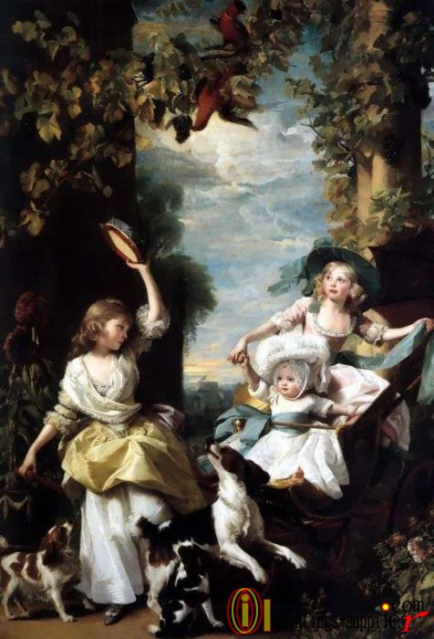 The Three Youngest Daughters of George III,1785
