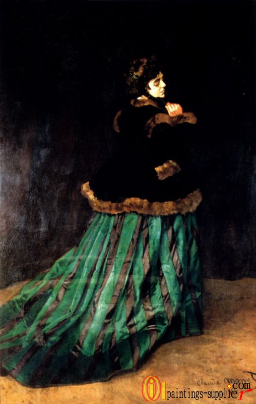 Woman In A Green Dress