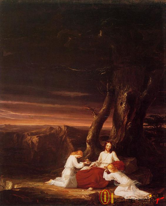 Angels Ministering to Christ in the Wilderness,1843