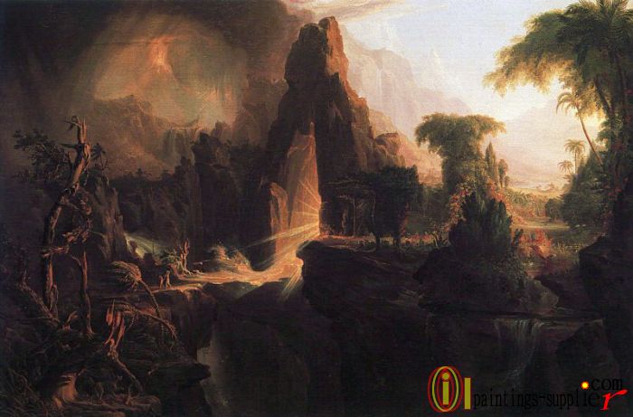 Expulsion from the Garden of Eden,1828