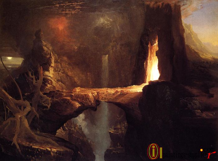 Expulsion - Moon and Firelight,1826