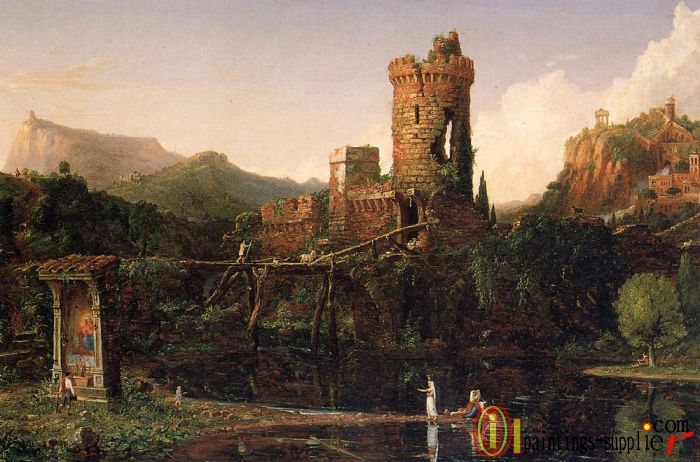 Landscape Composition Italian Scenery,1831-32