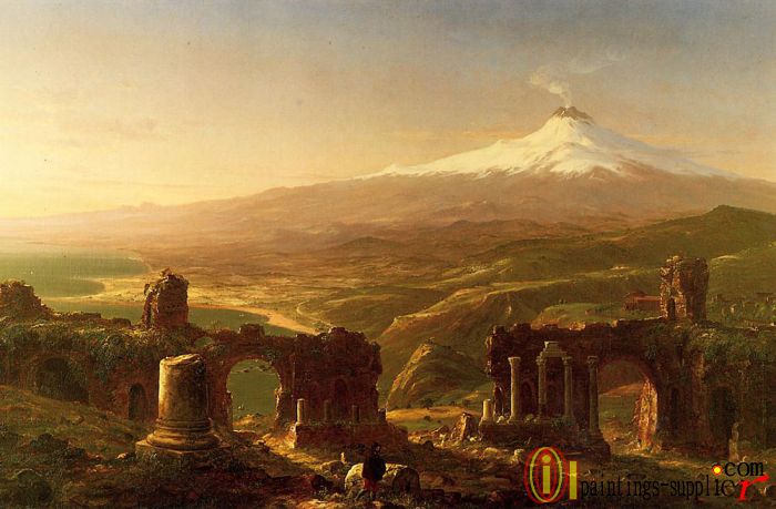 Mount Etna from Taormina,1843
