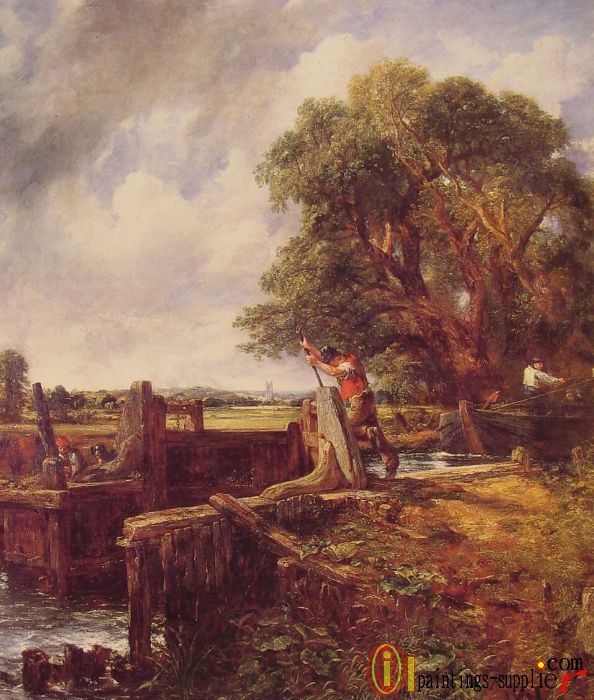 A Boat Passing a Lock,1823-25