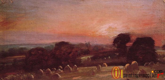 A Hayfield at East Bergholt,1812