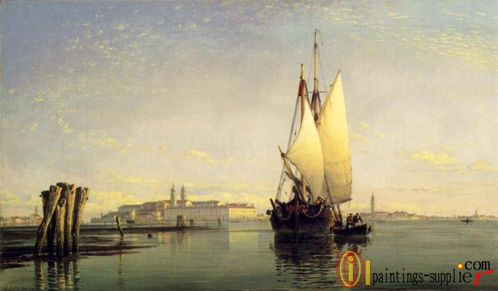 On The Lagoon Of Venice,1853